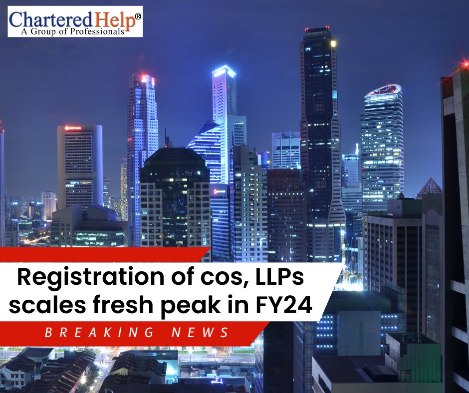 Registration of cos, LLPs scales fresh peak in FY24
linkedin.com/feed/update/ur…
#llp #llpregistration #LLPRegistration
#BusinessRegistration #LegalServices #BusinessStartups