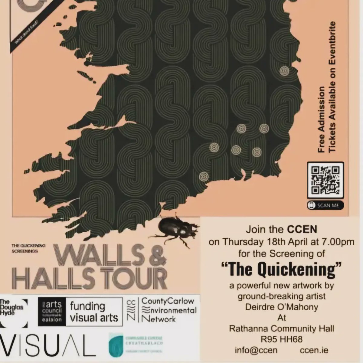 This Thursday evening @county_carlowEN are co-hosting The Quickening with @DeirdreOMahony5 This forms part of our ongoing programme on building awareness of #foodsecurity of @TalamhBeo connecting food consumers with producers