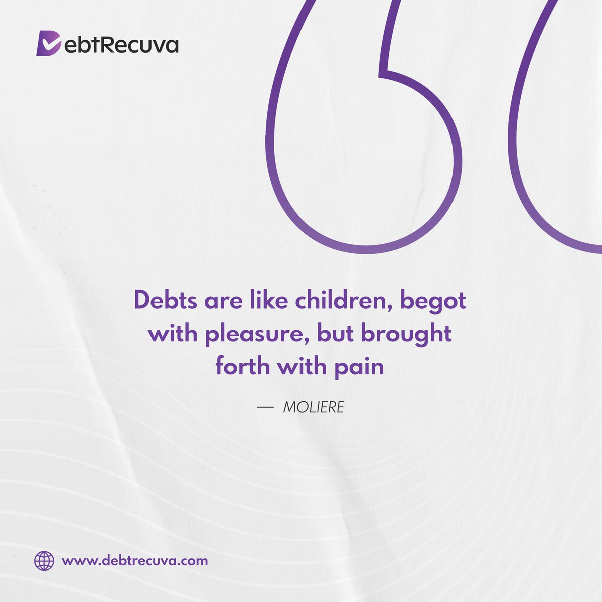 It’s commonplace for debtors to feel huge emotions with reluctance when it’s to pay back a debt. It’s the money we feel we have spent and their is no gain from it. However the joy after the payback is similar to that after childbirth 
#debtrecuva #DebtCollection #growth #invest