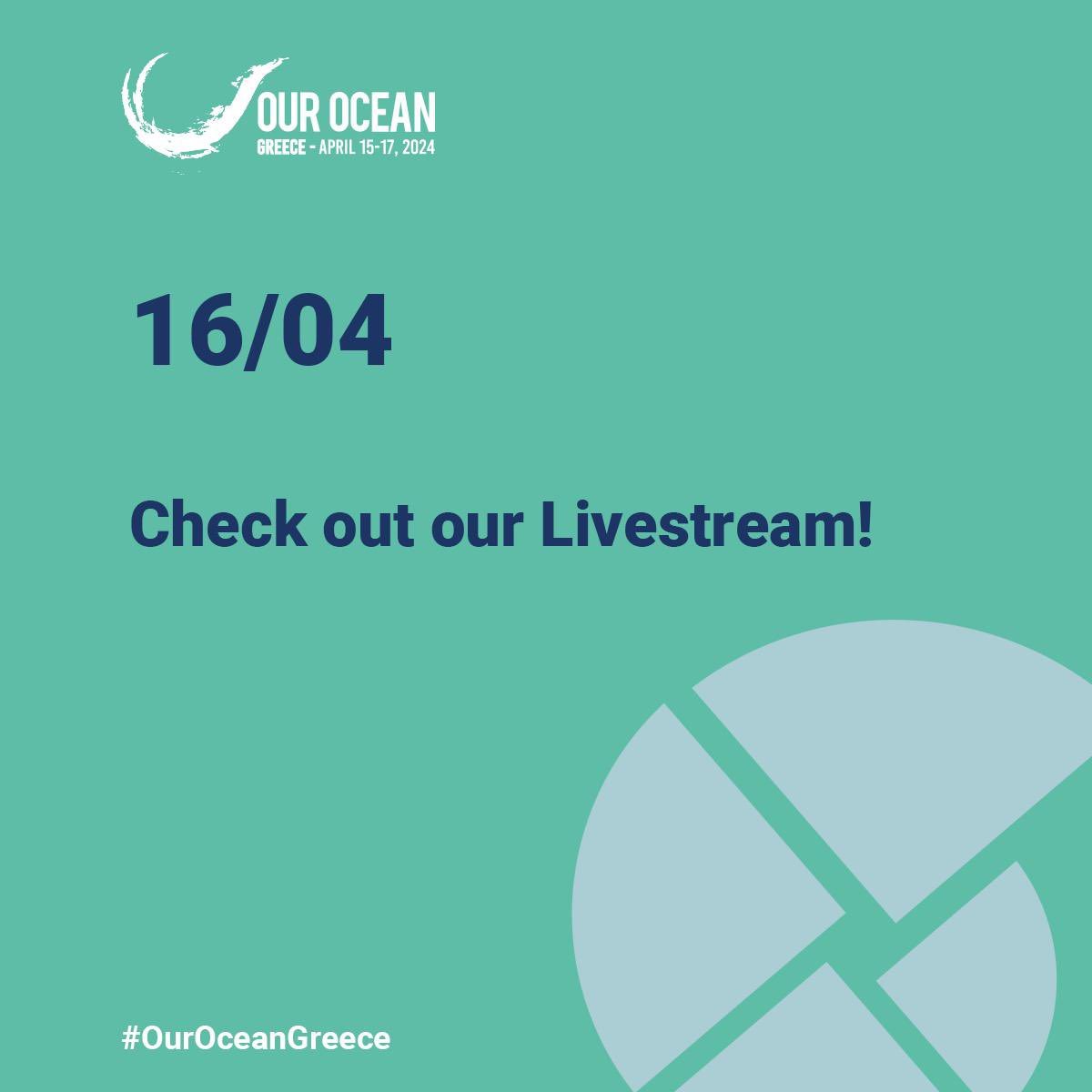 OurOceanOOC's tweet photo. The 9th Our Ocean Conference is live!
Tune in to #OurOceanGreece for a welcome address and keynote remarks from distinguished guest speakers @GreeceMFA @Skylakakis @JohnKerry @ThomsonFiji @VSinkevicius @EU_Commission @StateDept and more.
Click on the link: https://t.co/kAZPogZ5Wc
#OurOceanGreece #OurOcean2024 #livestreaming