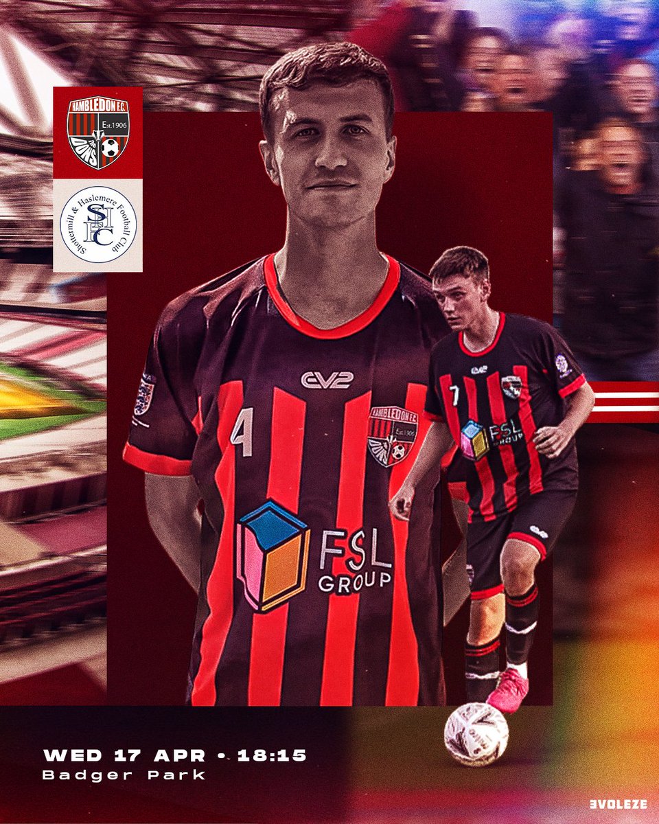 HambledonFC's tweet photo. Tomorrow at Badger Park we welcome @mere_fc for a midweek league game. KO 18:15pm and bar will be open so come down and watch a local derby
#midweekgame #badgerpark #coyds #derby https://t.co/ixFNmIjBlN