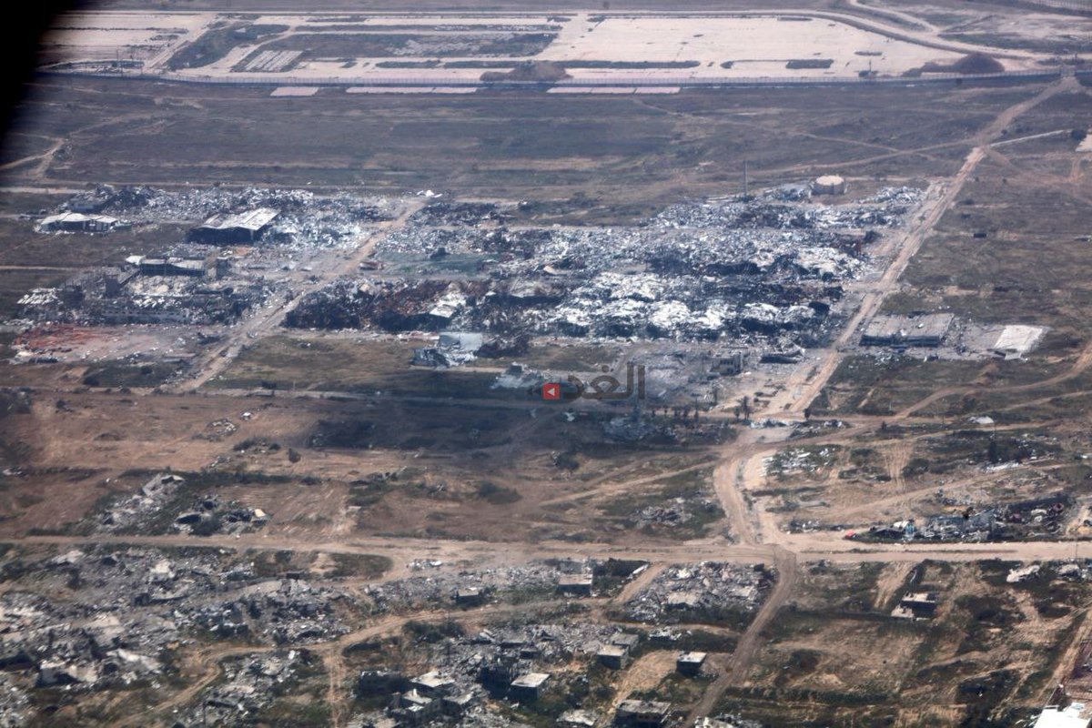 Aerial photos taken by Jordanian photographer Amir Khalifa, showing the massive destruction in Gaza City.