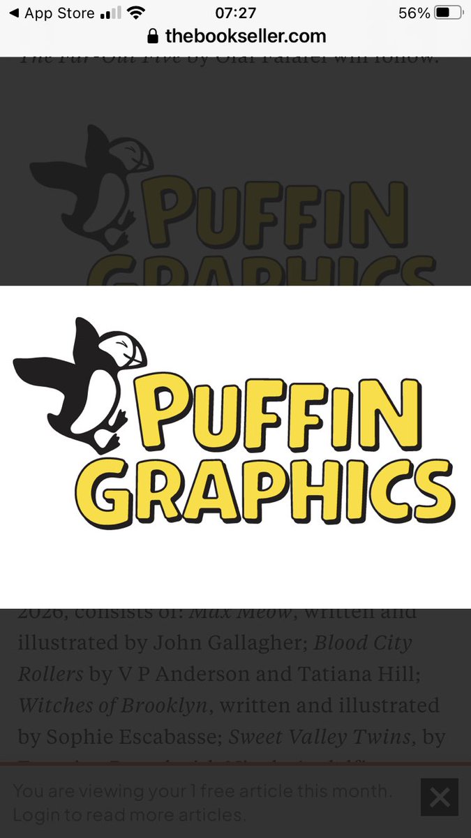 New graphic novel imprint from Puffin on the way - hurrah! 🎉 Graphic novels are an important part of my reading life. From the clever stories to the brilliant artwork, they make me think, reflect and smile. We ❤️them @HalfwayUpBooks - check out our range in store or online.