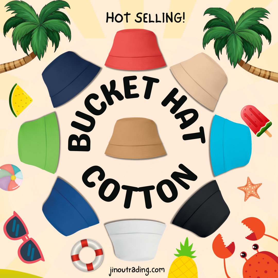 jinoutradingllc's tweet image. Cotton bucket sun hat. One size 160 gr/m².

Contact us for more information:
📞 +971 4 331 1191 / +971 55 443 4240
📧: sales@jinoutrading.com
🌐 jinoutrading.com

#cottonbuckethat #sunhat #onesizehat#160gsm #bucketstyle #summerhat #breathablecotton #hatlove