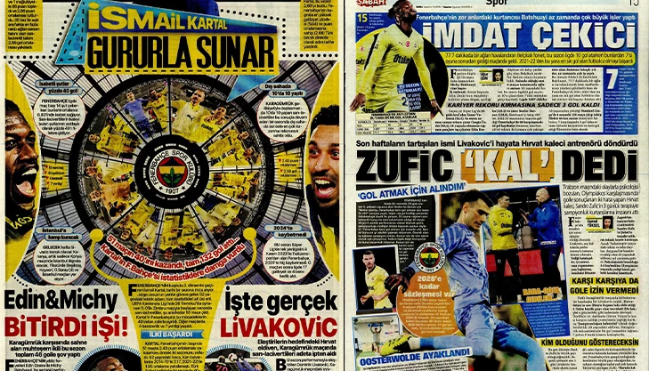 📰Bugün gazetelerde öne çıkan tüm FENERBAHÇE manşetlerine hızlıca göz atabilirsiniz! 🗞️ '5 SİLAHŞÖRLER' 🗞️ 'İsmail Kartal Gururla Sunar' 👉 fenerkolik.org/resim.php?gale…