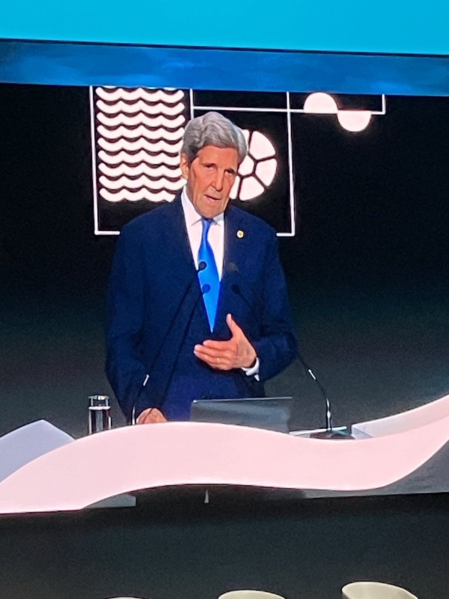 Secretary John Kerry addressing in the #OurOcean2024 in Athens, Greece. No time to rest as less than 3% of our oceans are protected.
