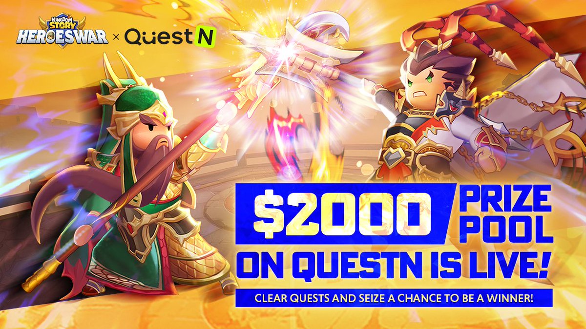 🚀Mobile Version Opening Event!🚀 To celebrate our mobile version launch, we prepared a total prize pool of 2,000 USDC 💸 Join our @QuestN_com event, and earn a reward with easy quests!⚔️ app.questn.com/event/89441367… Get ready for an epic adventure!🏆 Event Schedule: April 16,…