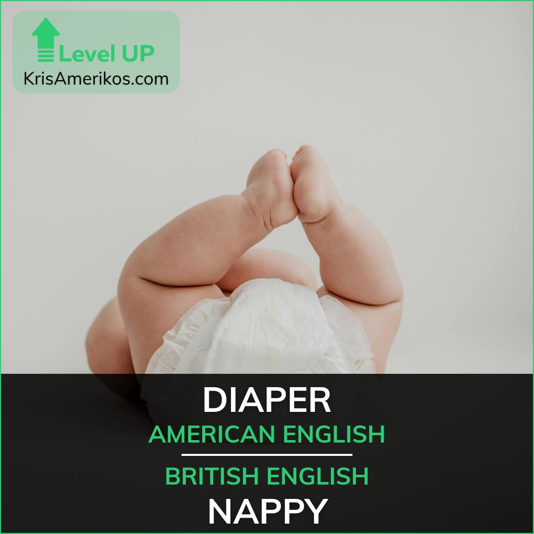 'Diaper' and 'nappy' refer to the same item, but the terms are used in different regions and represent a distinction between American English and British English:

#british #Britishenglish #britishenglishvsamericanenglish #americanenglish #americanenglishteacher