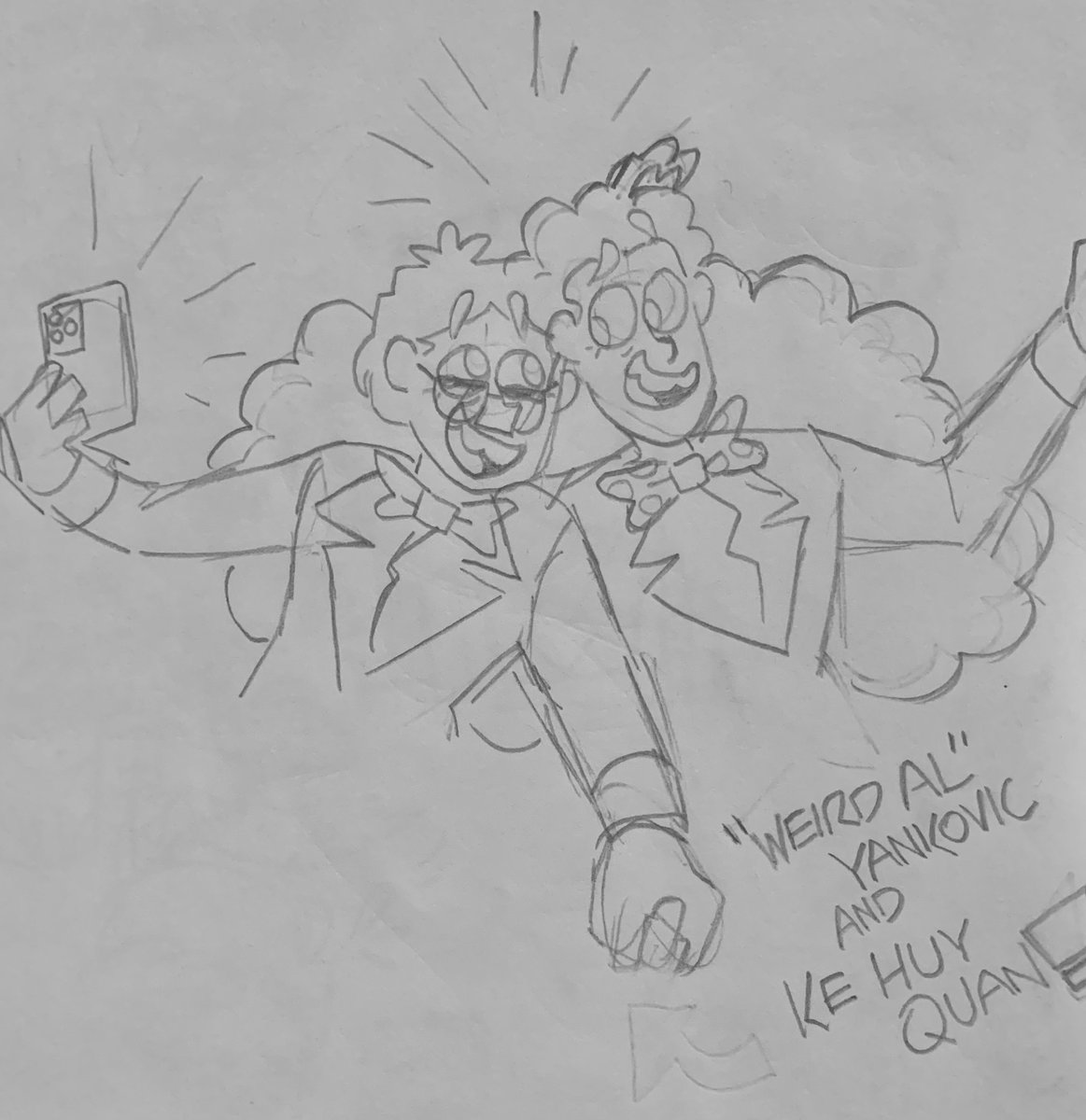 America’s two goofy, doofy dads. 

My two favorite people! (Er, celebrities, at least.)

Inspired by that one Emmys selfie! (Y’know… the one that’s my header.)

 #WeirdAlYankovic #KeHuyQuan