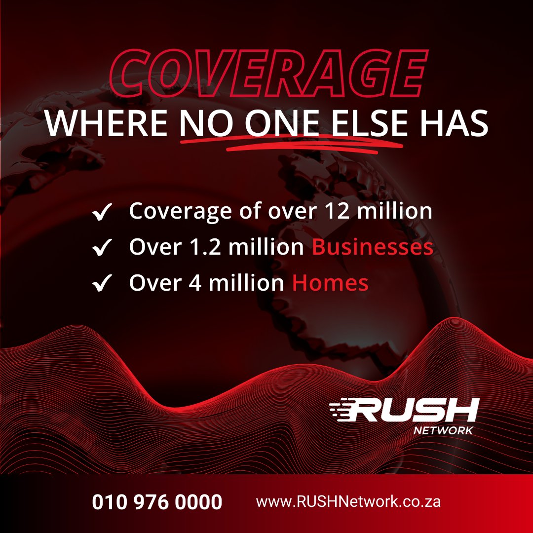 RUSH_Network_SA's tweet photo. Because everyone in SA deserves the chance to make a difference🌐

We're just helping you do that by bringing you super reliable WiFi in areas you thought impossible!

And we're not stopping there. 

#wirelessrevolution #rushnetwork #southafrica #WiFi https://t.co/NIAySAo5rQ