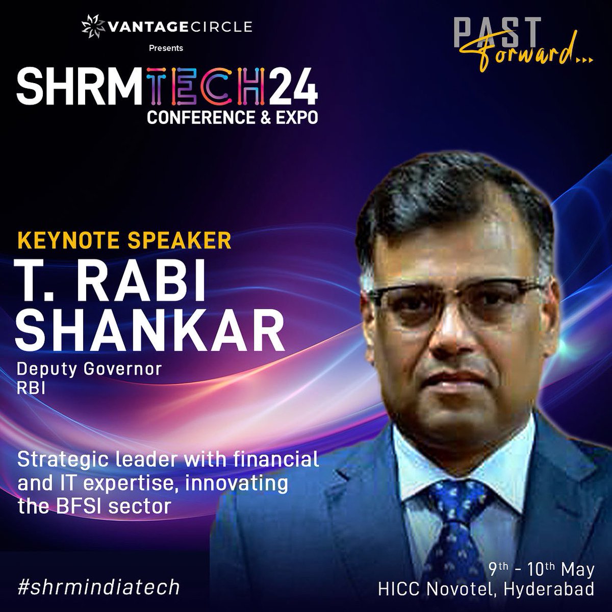 Excited to announce T. Rabi Shankar, Deputy Governor of RBI, as our Keynote Speaker at the SHRM Tech Conference & Expo 2024! He stands out as a strategic leader with a deep understanding of both the financial intricacies and the technological advancements shaping the industry.…