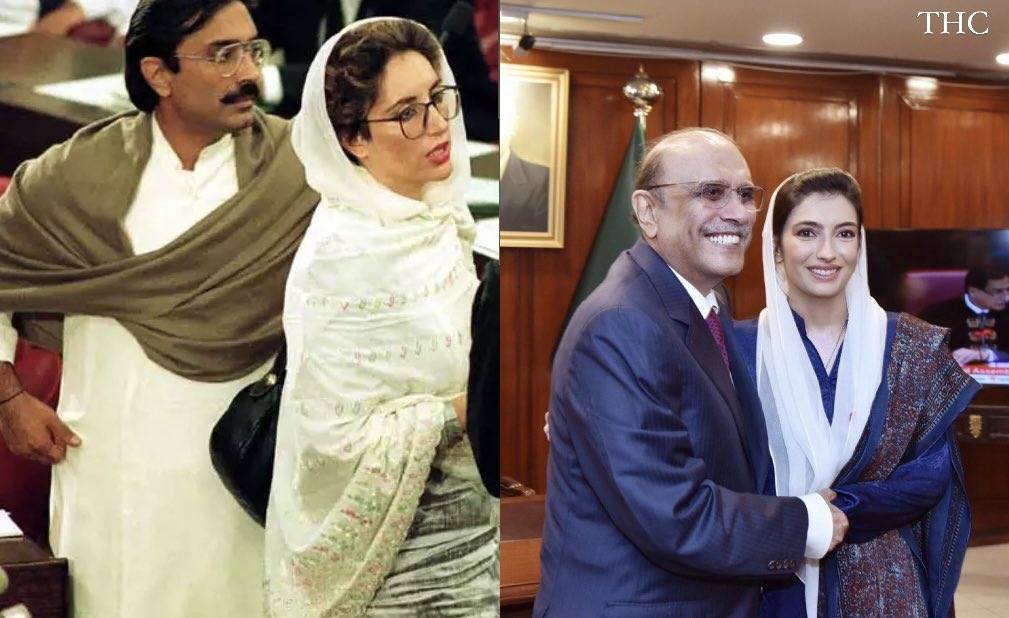 An inspiring moment as @AseefaBZ steps into the realm of parliamentary politics, carrying forward the legacy of her mother, #ShaheedBenazirBhutto. With President @AAliZardari by her side, her presence in the #NationalAssembly not only honors her mother's memory but also embodies