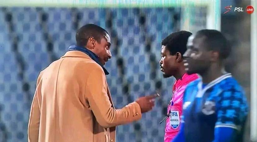 Rulani: don't forget that we r paying u to make us win.. Referee : Blame it on Mhango