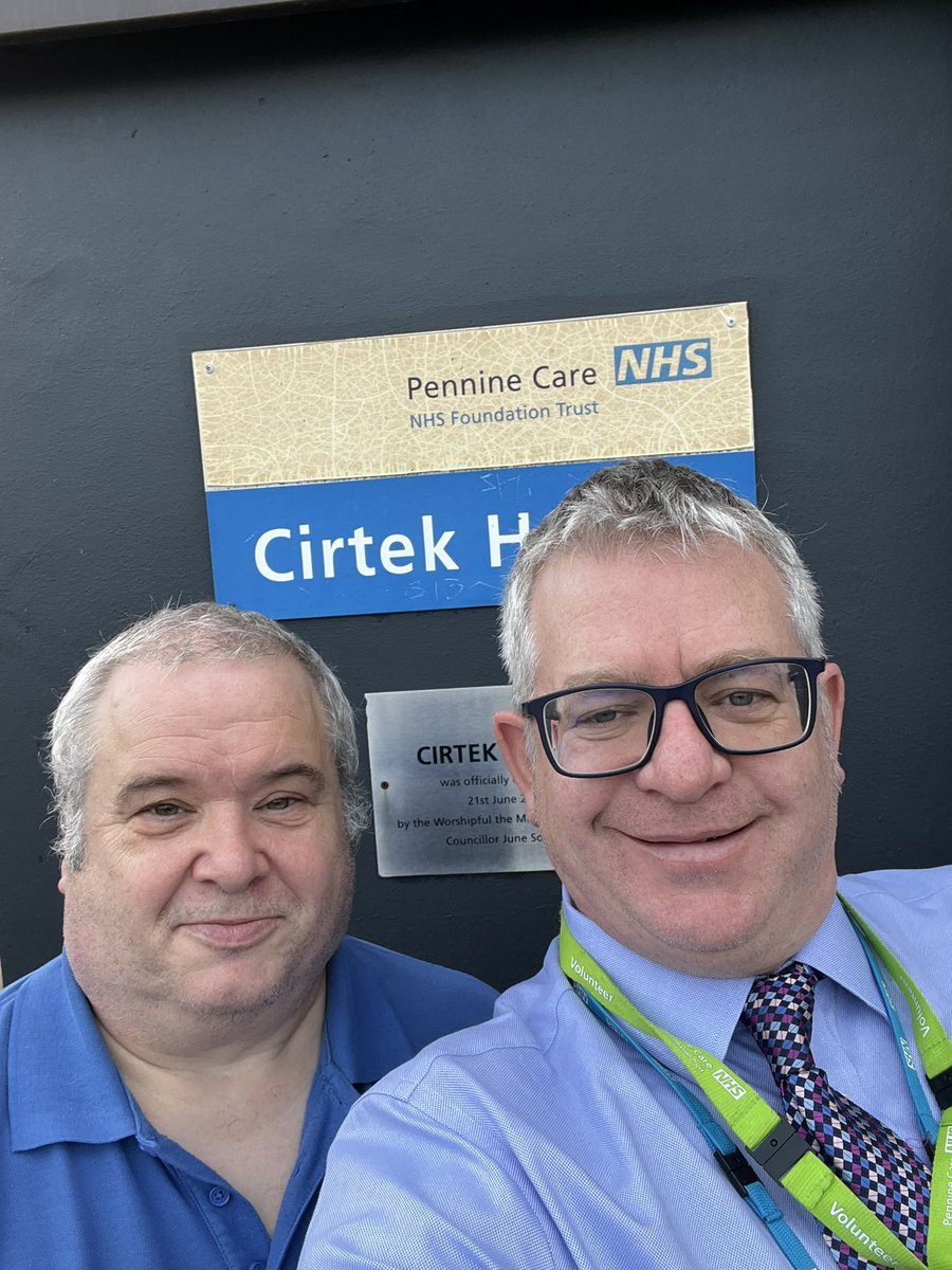 Saying a BIG @PennineCareNHS thank you to Craig Mitchell who made me an early morning brew at Cirtek House this morning. Craig’s been a #PennineCarePeople for 6 years, loves the mutual respect we have at the Trust..! @AntHassallNHS