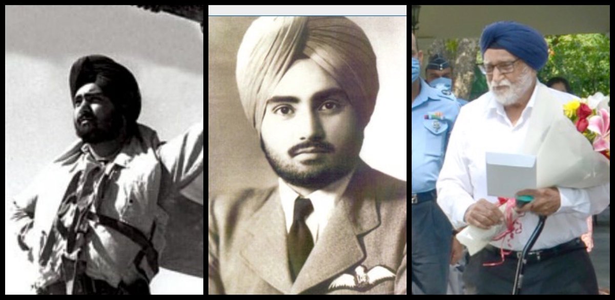 India’s oldest fighter pilot Sqn Ldr Dalip Singh Majithia passes away at 103. Blue skies, Sir 🙏🏽