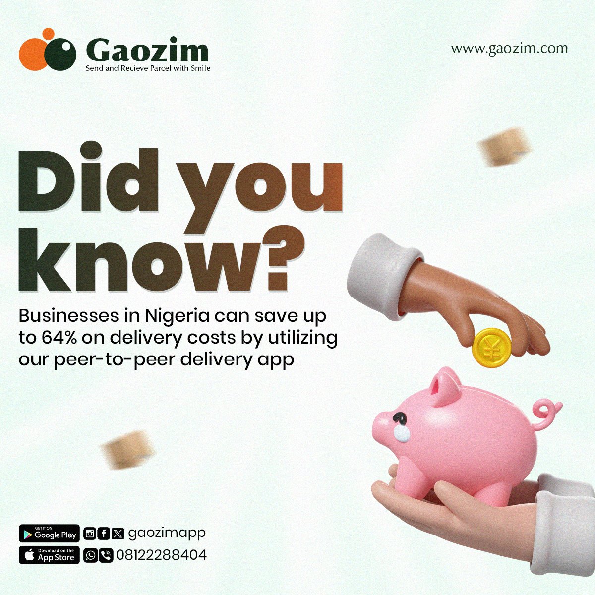 Discover the potential cost savings and efficiency gains using the GAOZIM APP.
#business #Businessman #businesswoman #Businessowner #businessowners #businesscoach #businesswomen #businesslife #businesstips #businessminded #businessopportunity #businesscards #businesspassion