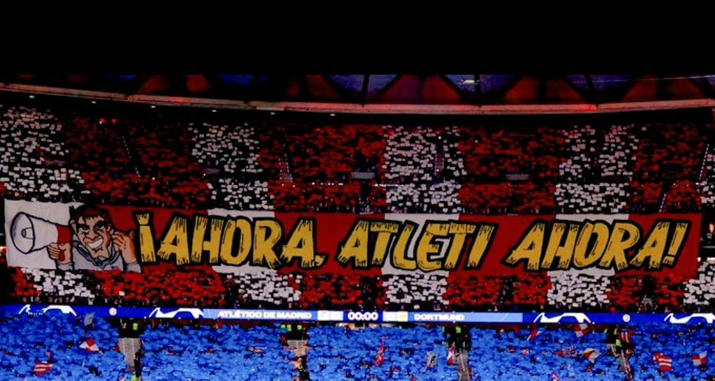 Estamos a las puertas de una semifinal . AHORA, ATLETI AHORA.