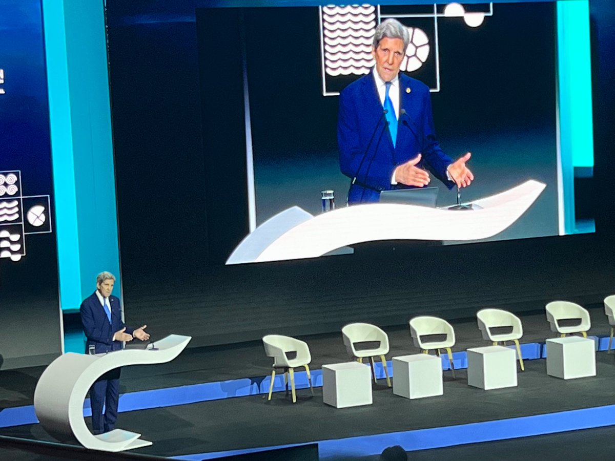 “Get the #PlasticsTreaty done. None of us should be force fed an endless diet of #microplastics.” @JohnKerry @OurOceanGreece #OurOcean2024