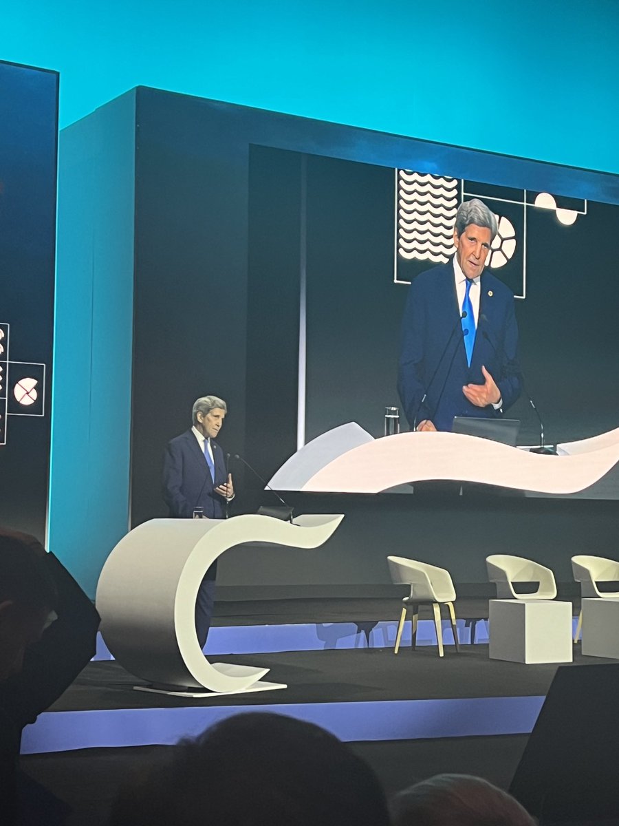"We must finish the race against time and tide..." Secretary John Kerry #ourocean2024