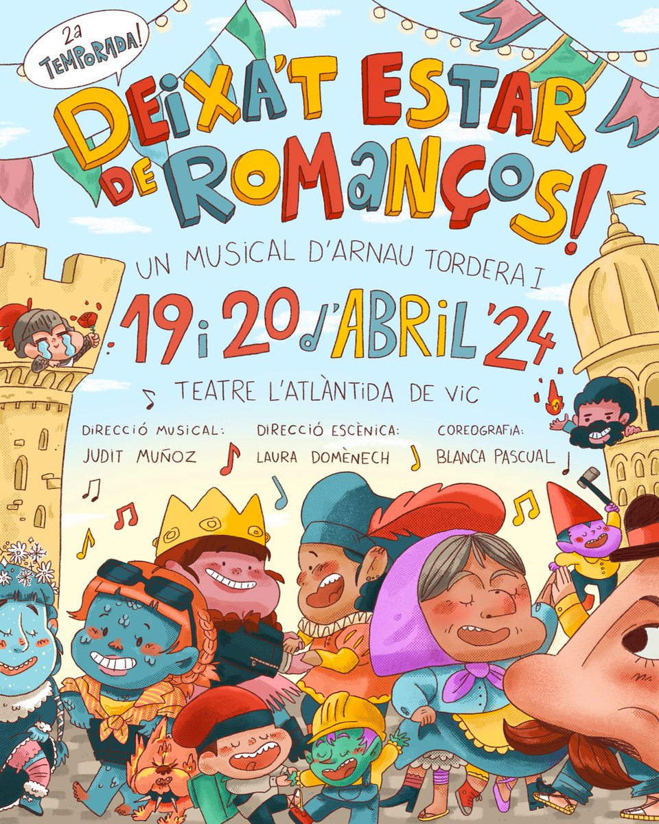 Arnau Tordera I (@arnautordera) on Twitter photo Avui a les 17h serem a la #TardaCatRàdio de <a href="/CatalunyaRadio/">Catalunya Ràdio</a> per parlar de la reestrena de #DeixatEstarDeRomanços a <a href="/latlantidavic/">L'Atlàntida Vic</a>, no us ho perdeu!
📍VIC
🗓19 i 20 d'abril
🎟latlantidavic.cat/ca/fem-un-musi… Avui a les 17h serem a la #TardaCatRàdio de <a href="/CatalunyaRadio/">Catalunya Ràdio</a> per parlar de la reestrena de #DeixatEstarDeRomanços a <a href="/latlantidavic/">L'Atlàntida Vic</a>, no us ho perdeu!
📍VIC
🗓19 i 20 d'abril
🎟latlantidavic.cat/ca/fem-un-musi…