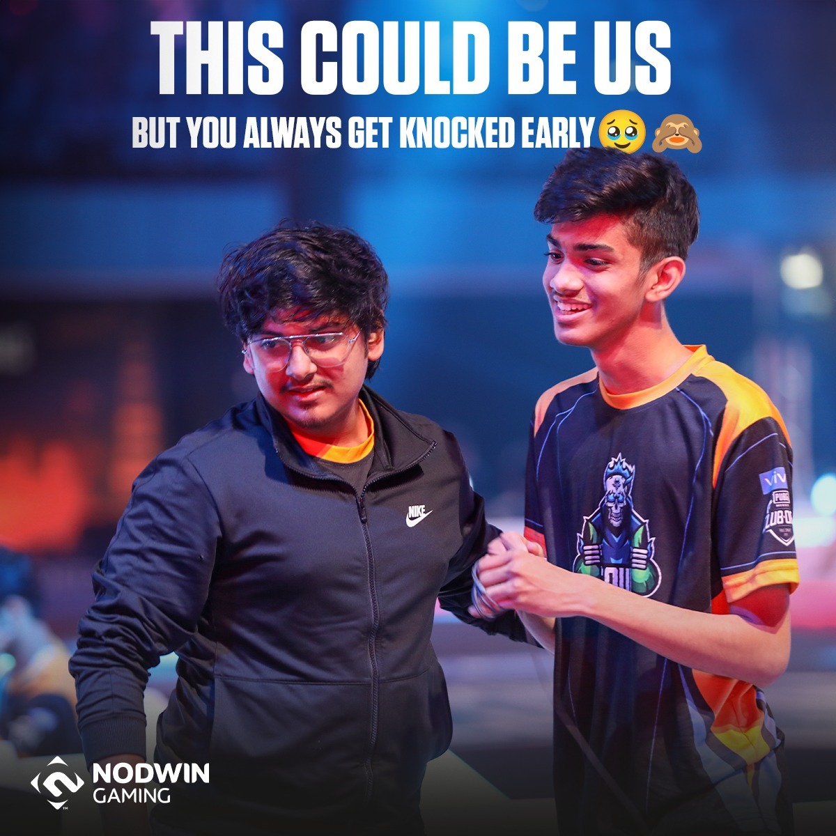NodwinGaming's tweet photo. Tag those teammates๐๐ Let them know the reality๐
.
.
.
#moments #BGMS #gaming #esports #gamingmemes #Knockouts #tagthatfriend #teammate #indiangamers #indiancity #game #gamingcommunity #indianstreamers https://t.co/wQF7vGtKAs