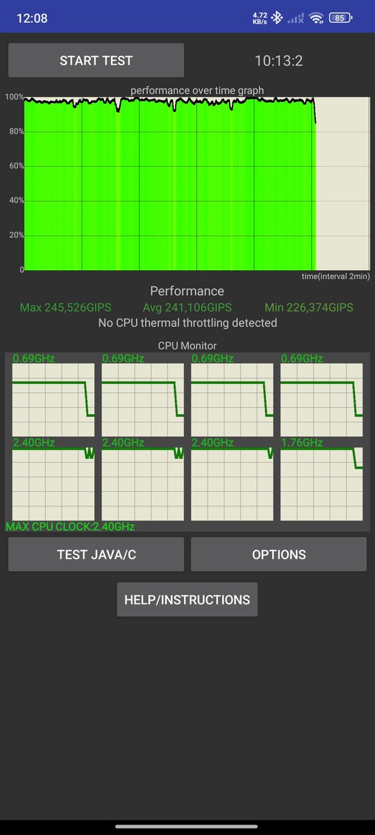 Prabhaaaaat's tweet photo. @Trolling_isart Poco x5 pro after 1.0.3.0 update...
After HyperOs update some throttle was there
Nowππ #778G π https://t.co/7X8lSCJkoE