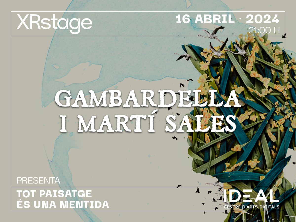 Aquesta nit, a l'IDEAL, sessió #XRstage de 'Tot paisatge és una mentida', un procés de cultura digital immersiva de @BitLabCat sobre la identitat visual, sonora i musical del territori català. Amb GAMBARDELLA i MARTÍ SALES. ✨🎹 idealbarcelona.com/agenda/tot-pai…