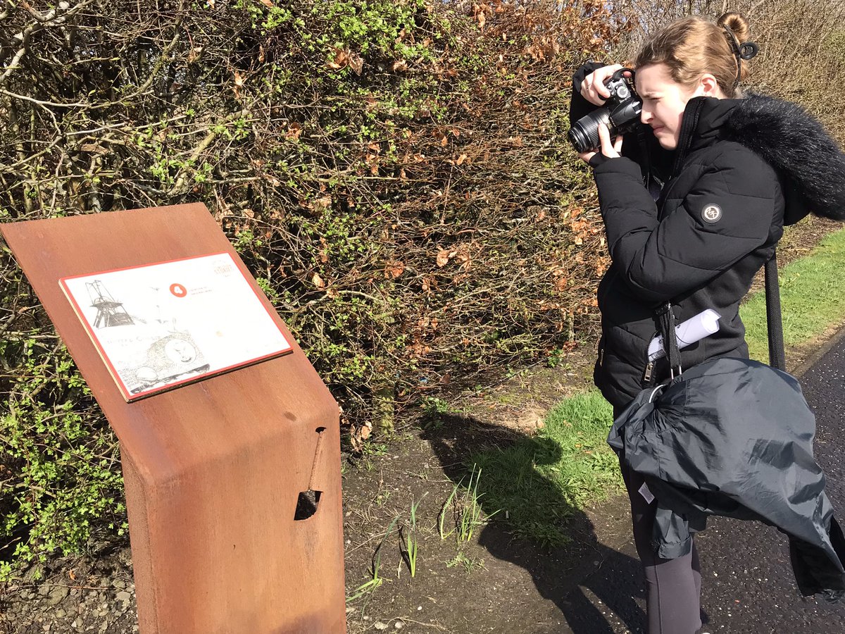 coal_legacies's tweet photo. Out with student volunteer Sophia who is working with #Stoneyburn & #Bents Future Visions to tell their story of creating a heritage trail and their campaign for a #miningmemorial for the new @HeritageFundSCO @ustirhistpol #mininglandscapes #ecomuseum
#coal #miningheritage https://t.co/Whe0l0ybiG