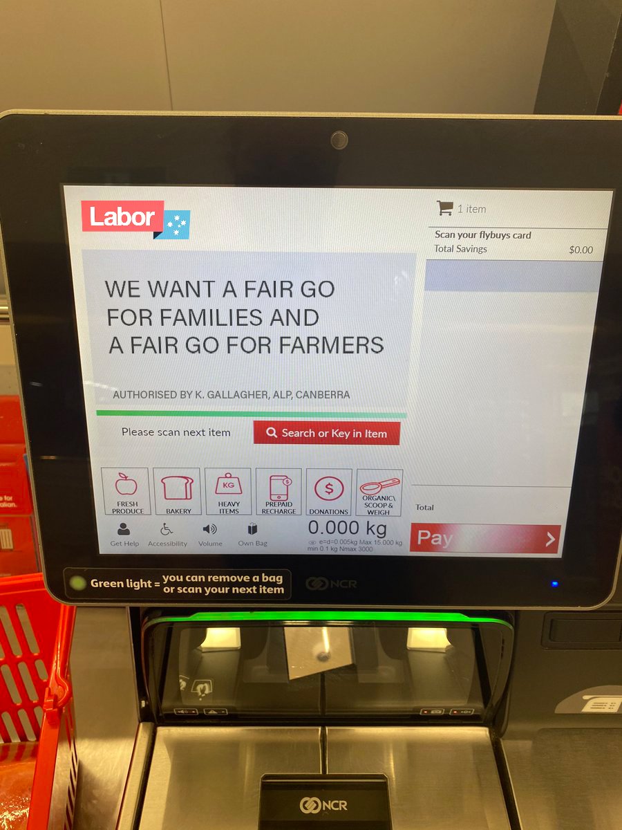 ICYMI: Labor is strengthening rules to make our supermarkets as competitive as they can be so Australians get the best prices possible. It's all about delivering a fair go for families and farmers.