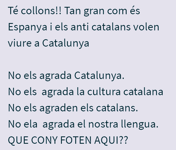 Pepsina_Mataro's tweet photo. Hi ha comportaments que no puc entendre.
⭐❤️⭐❤️⭐❤️⭐❤️⭐ https://t.co/bAfNwql32N