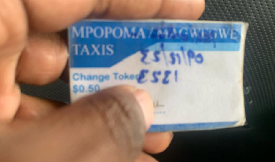 Change is a problem in this country. Public transport sector has come up with Change tokens. Last time ended up taking condoms from a till since she had struggled for a while to get change. ‘Sifake ipen or ibubble gum baba asila change’