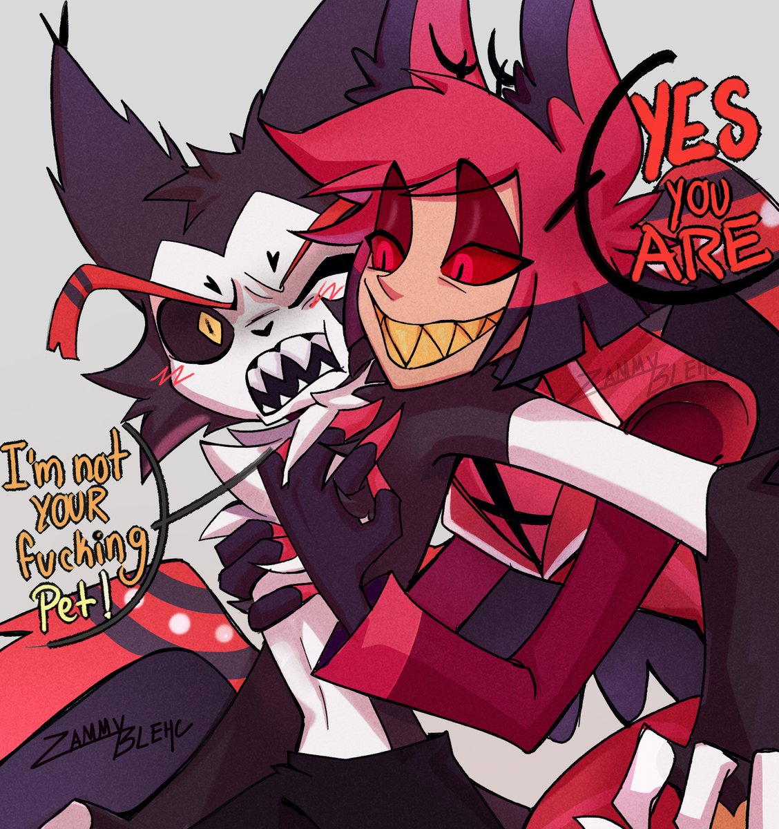 I couldn't contain myself anymore 😩

#radiohusk #alastorhazbinhotel