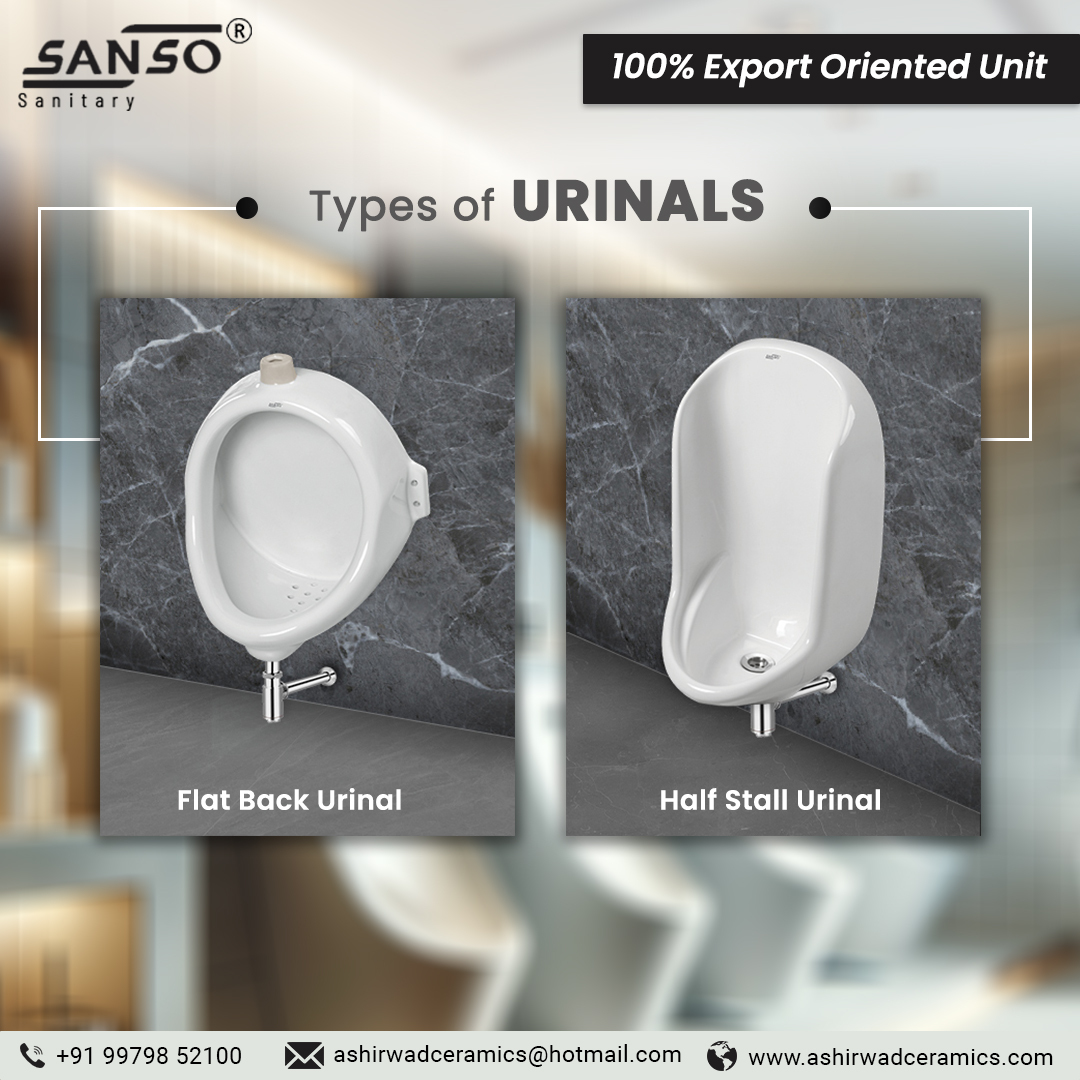 Explore our diverse Urinal collection! From sleek Flat Backs to convenient Half Stalls, find the perfect fit for your restroom. Elevate your facilities today! visit- ashirwadceramics.com/urinal-accesso… #ashirwadceramics #Urinals #urinalaccessory #flatbackurinal #halfstalurinal
