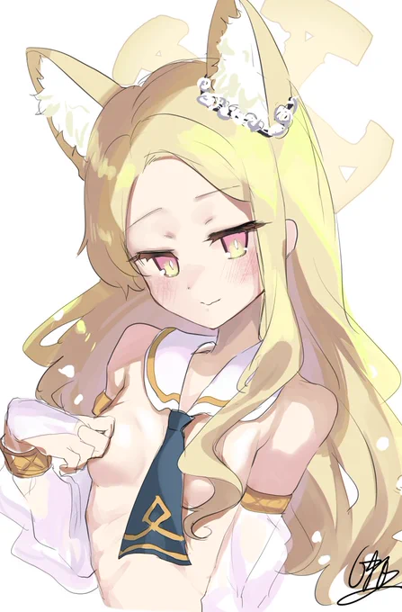 セイア実装を見かけて、ほんとに実装されるよう祈願でセクシーセイアさんを描きました 