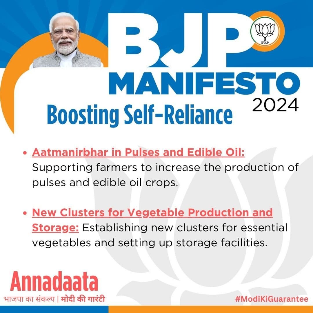 #ModiKiGuarantee Boosting Self Reliance for Annadata via NaMo App