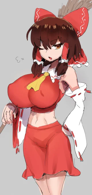 なんだ?おっぱい大きい霊夢を張ればいいのか? 