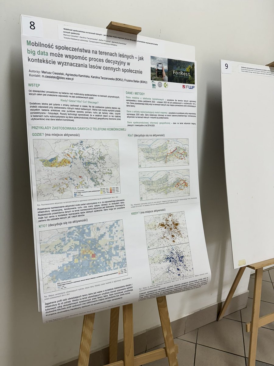 Mariusz34096145's tweet image. #conference in #Rogów on socially important forests. an extremely important topic in Poland today. We are here @ForRest_bigdata with a poster on the use of big data
@MKiS_GOV_PL @LPanstwowe