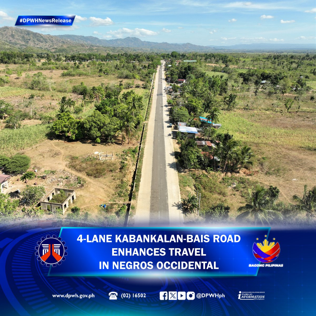 4-Lane Kabankalan-Bais Road Enhances Travel in Negros Occidental | Full Story: dpwh.gov.ph/dpwh/news/33470 #DPWH #BuildBetterMore #BagongPilipinas