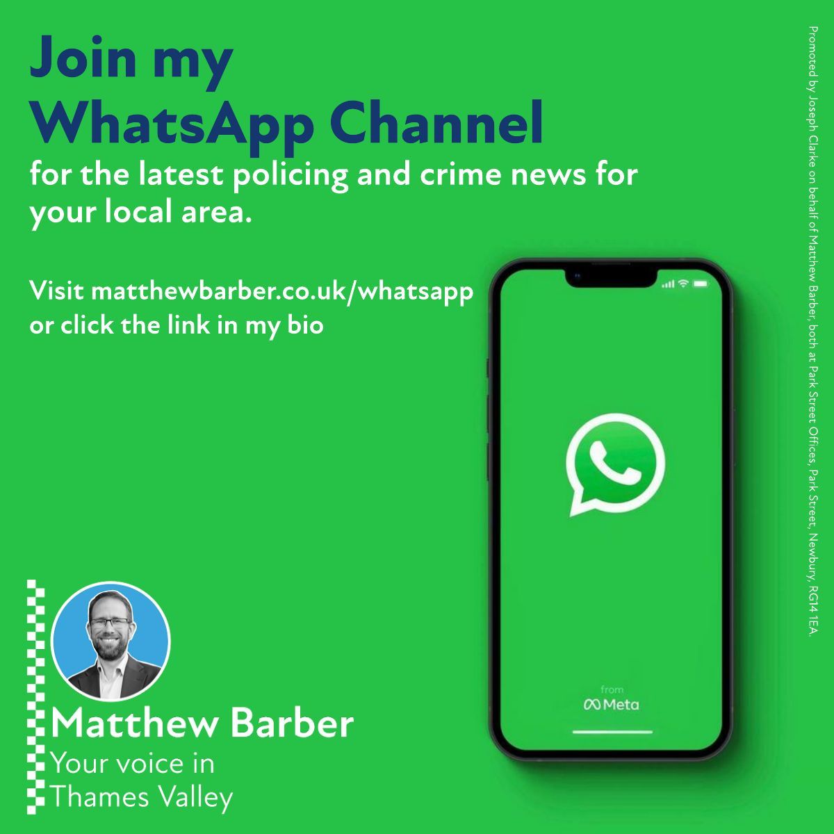 Join my new WhatsApp Channel 🤳🏻 Get the latest news and views on policing and crime in your community… Link in bio 🔗 whatsapp.com/channel/0029Va…