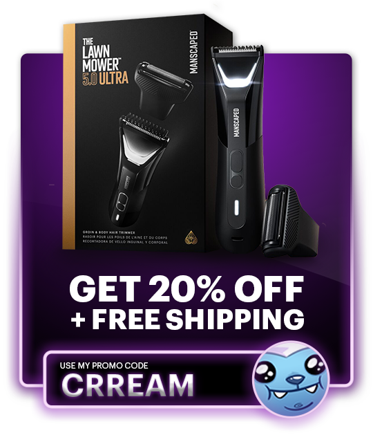 CrReaM's tweet photo. Join the @Manscaped Movement and don’t forget to take care of your pair! You can use my promo code CRREAM for 20% OFF + Free Shipping at https://t.co/s2f5TrSvPW #shavetosave https://t.co/KEgr0EnD2m