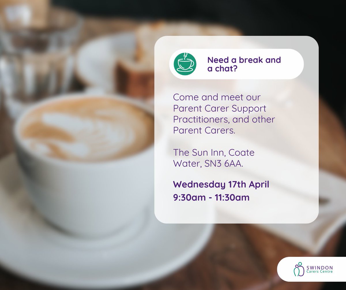 Need a break? Come along to our Parent Carer coffee morning tomorrow from 9:30am. Relax and unwind with a steaming cup of coffee #CoffeeMorning #CommunityEvent