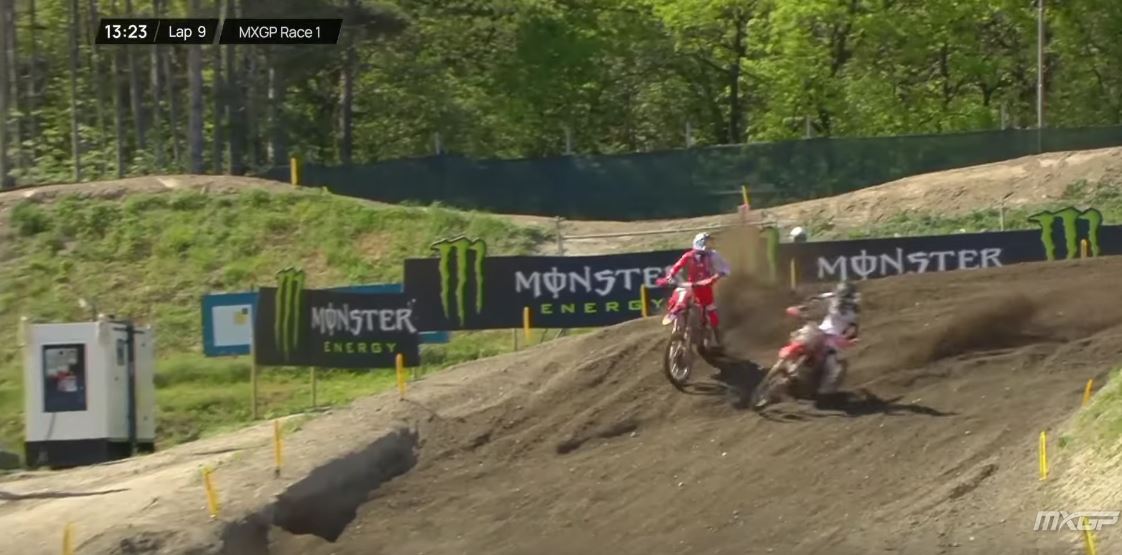 Watch the battle between Tim Gajser and @jorgeprado61 during the MXGP Race 1 of MXGP of Trentino 💥

youtube.com/watch?v=XzYfxF…

#MXGPTrentino #MXGP #Motocross #MX #Motorsport