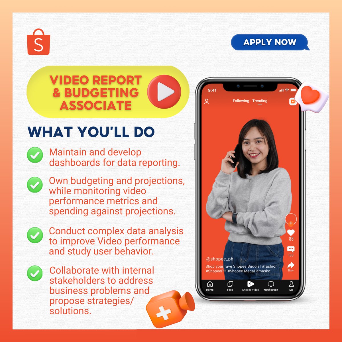 Dlsu_Occs's tweet photo. This also lets you socialize with other creators, watch contents and create your videos on your own!   Ready to take on the challenge? 

Check our opportunities below: 
Video Lead: https://t.co/5EkCq4xkcx 
Video Features Associate: https://t.co/DLA9VCmyzp https://t.co/lGATrJLPEG