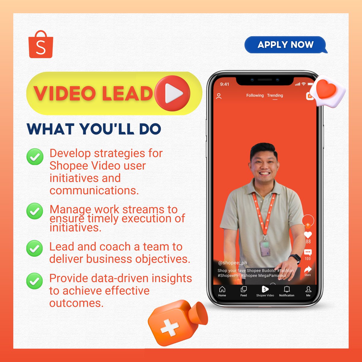 Dlsu_Occs's tweet photo. This also lets you socialize with other creators, watch contents and create your videos on your own!   Ready to take on the challenge? 

Check our opportunities below: 
Video Lead: https://t.co/5EkCq4xkcx 
Video Features Associate: https://t.co/DLA9VCmyzp https://t.co/lGATrJLPEG