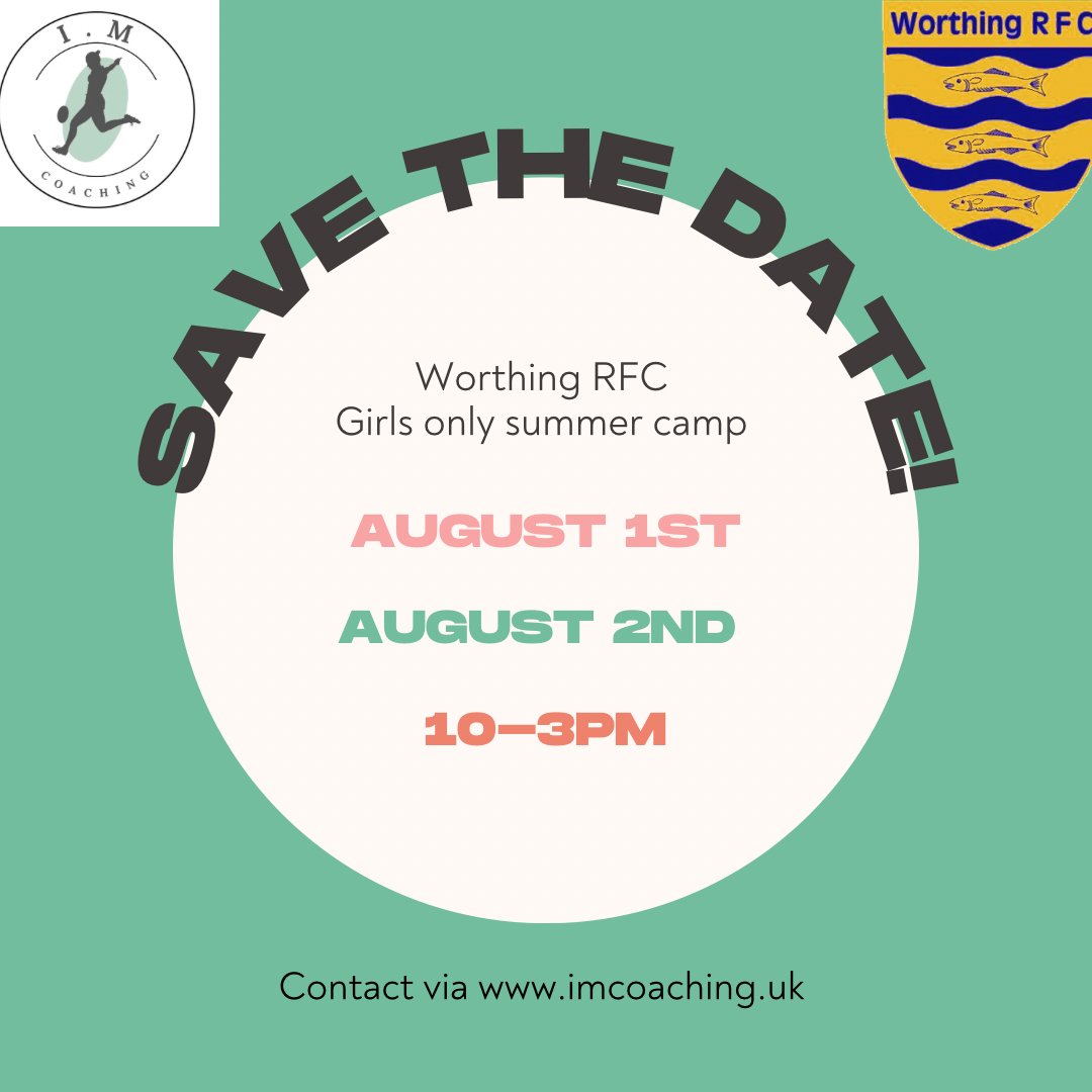 Save the date, Izzy Mayhew is running a camp at WRFC in August. ow.ly/jCF450RgOQB