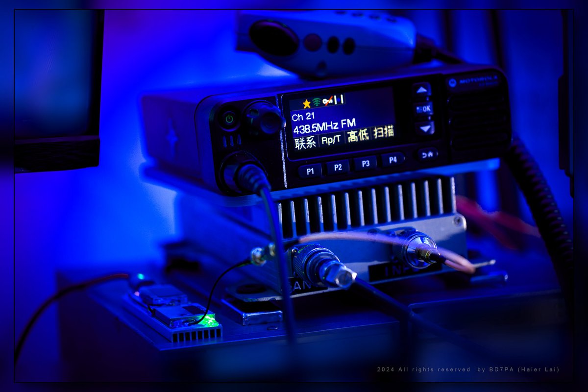 bd7pa's tweet photo. DIY H Power Meshtastic router. Setup to 25W RF op . #meshtastic #hammesh #ham #hamradio #lora https://t.co/vwJEMwU2eg