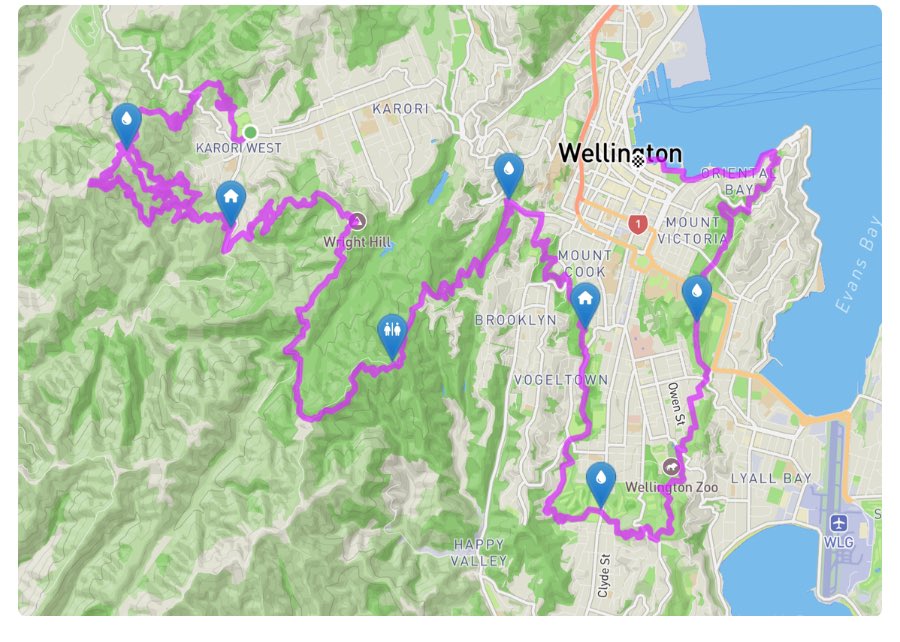 BritMumInNZ's tweet photo. TAPER WEEK! Looking forward to celebrating my 50 laps around the sun by running 50km at the Faultline Ultra trail event, over the hills of Wellington, on Sunday! 🏃‍♀️🌄 https://t.co/fj33riluLi