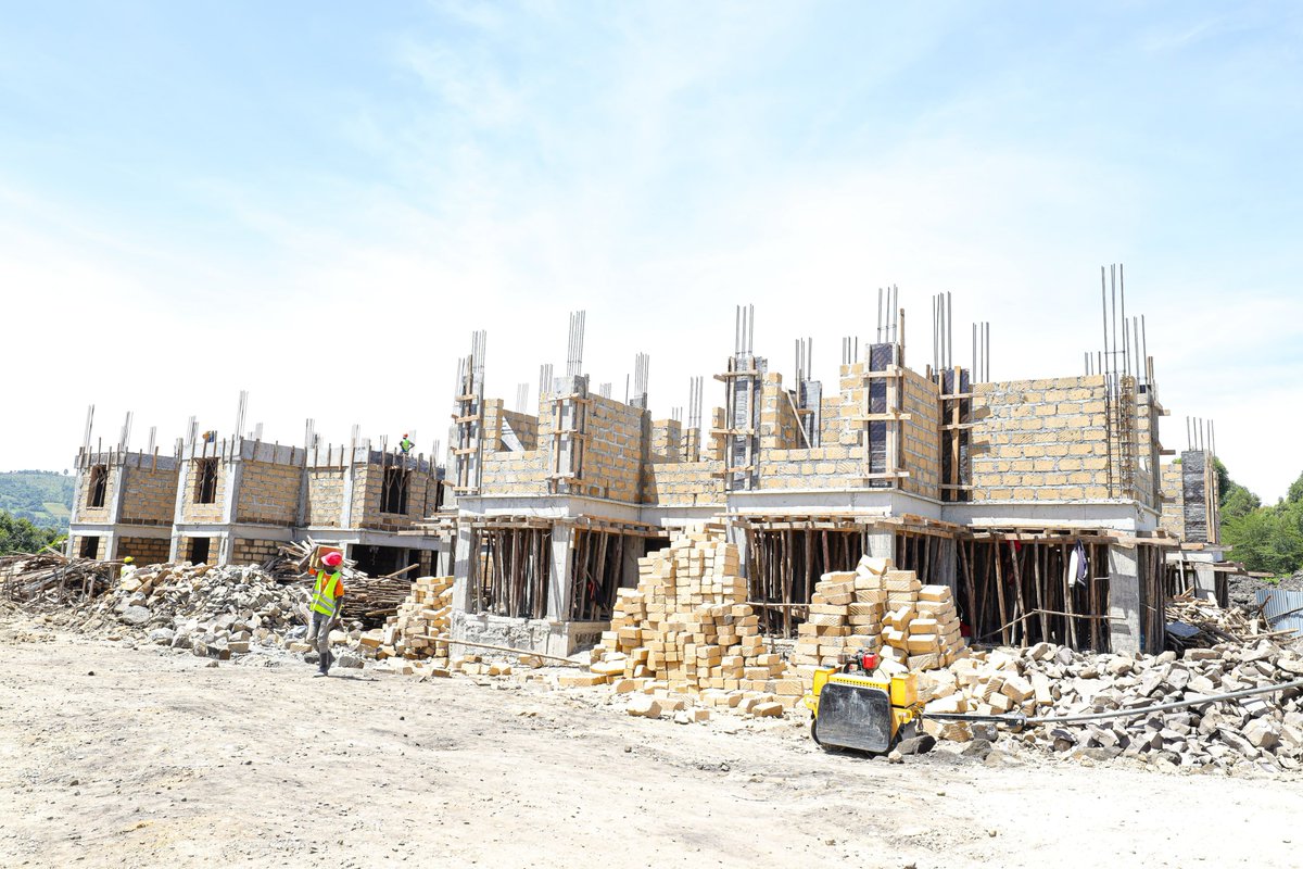 Ongoing progress of the Chepalungu Affordable Housing Project in Bomet County as well as the Gichugu  AHP in Kirinyaga County #AffordableHousingKE
