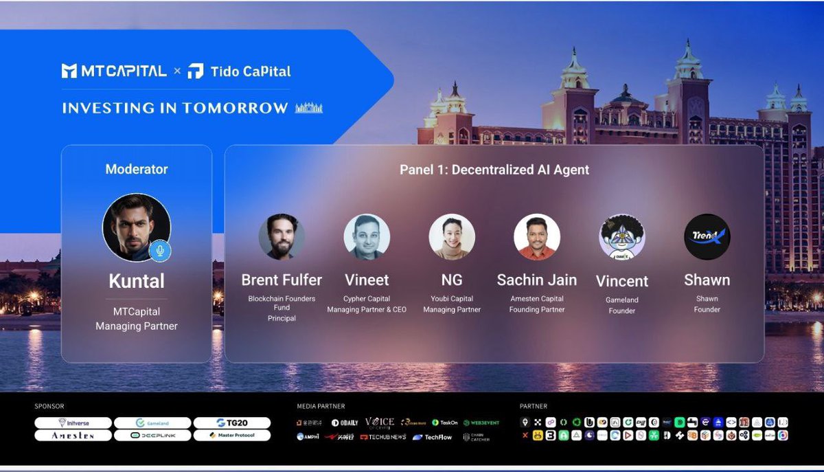 Join me at the <a href="/ATLANTIS/">Atlantis Dubai</a> at 1pm today.🔥

Will be talking all things AI alongside <a href="/mtcap_crypto/">Momentum Capital</a>. <a href="/cypher_capital/">Cypher Capital</a>, <a href="/YoubiCapital/">Youbi Capital | Since 2017</a>, <a href="/amestencapital/">Λ̶mesten Capital</a>, @meta_gameplan. 🫡

I’ve been to dubai many times and have never seen it rain like this. But life gets boring if you don’t have a