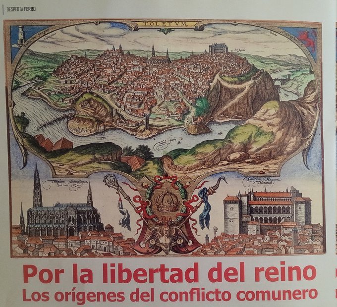 Un 16 de abril de 1520 inicia en Toledo una algarada popular que dará origen a la primera revolución de la era moderna. El reino antes que el rey. Viva Padilla!